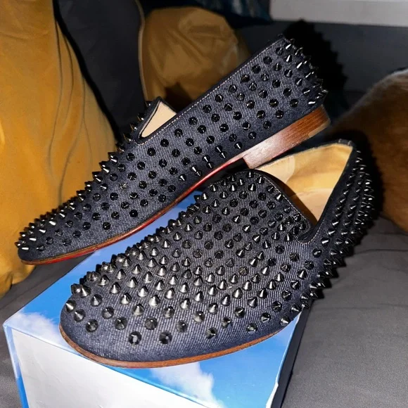 Shoes | Christian Louboutin Spiked Shoes Size 15 | Poshmark display picture 2